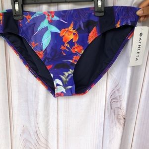 Purple Athleta Swim Bottoms